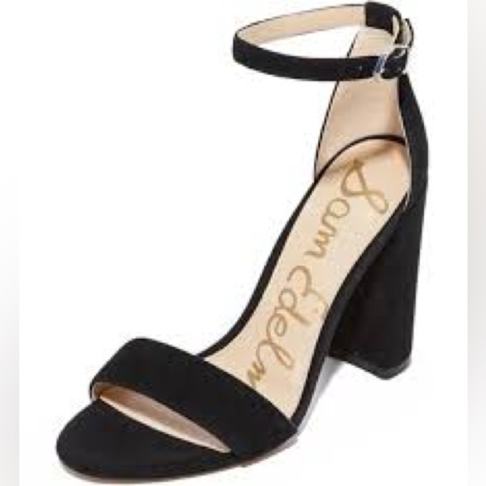 Sam Edelman Yaro Heel in Black Suede